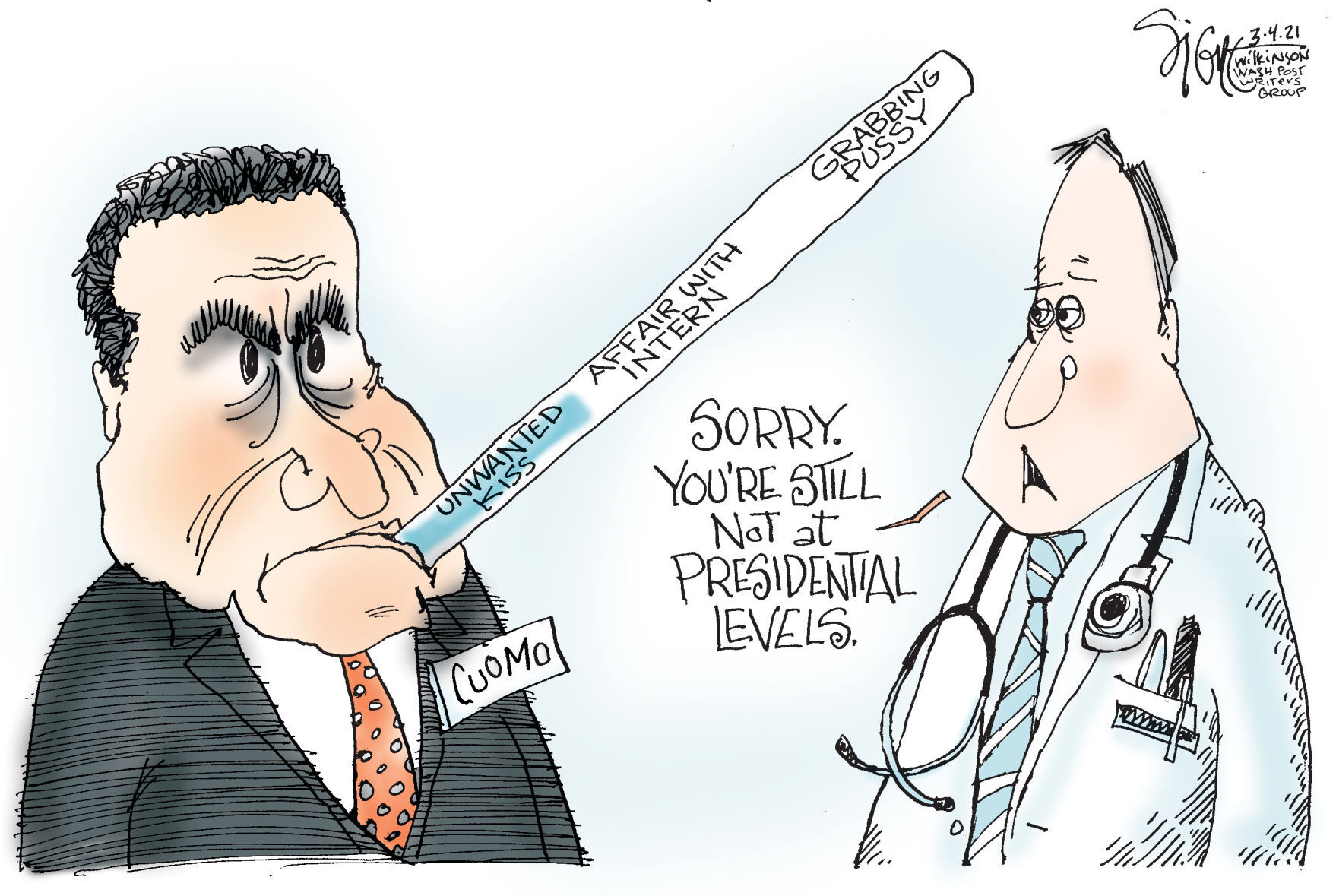 Signe Wilkinson cartoon